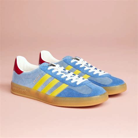 gucci adidas gazelle blue|gucci adidas gazelle price.